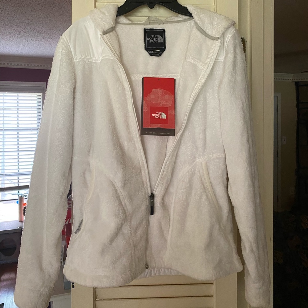 White North Face jacket